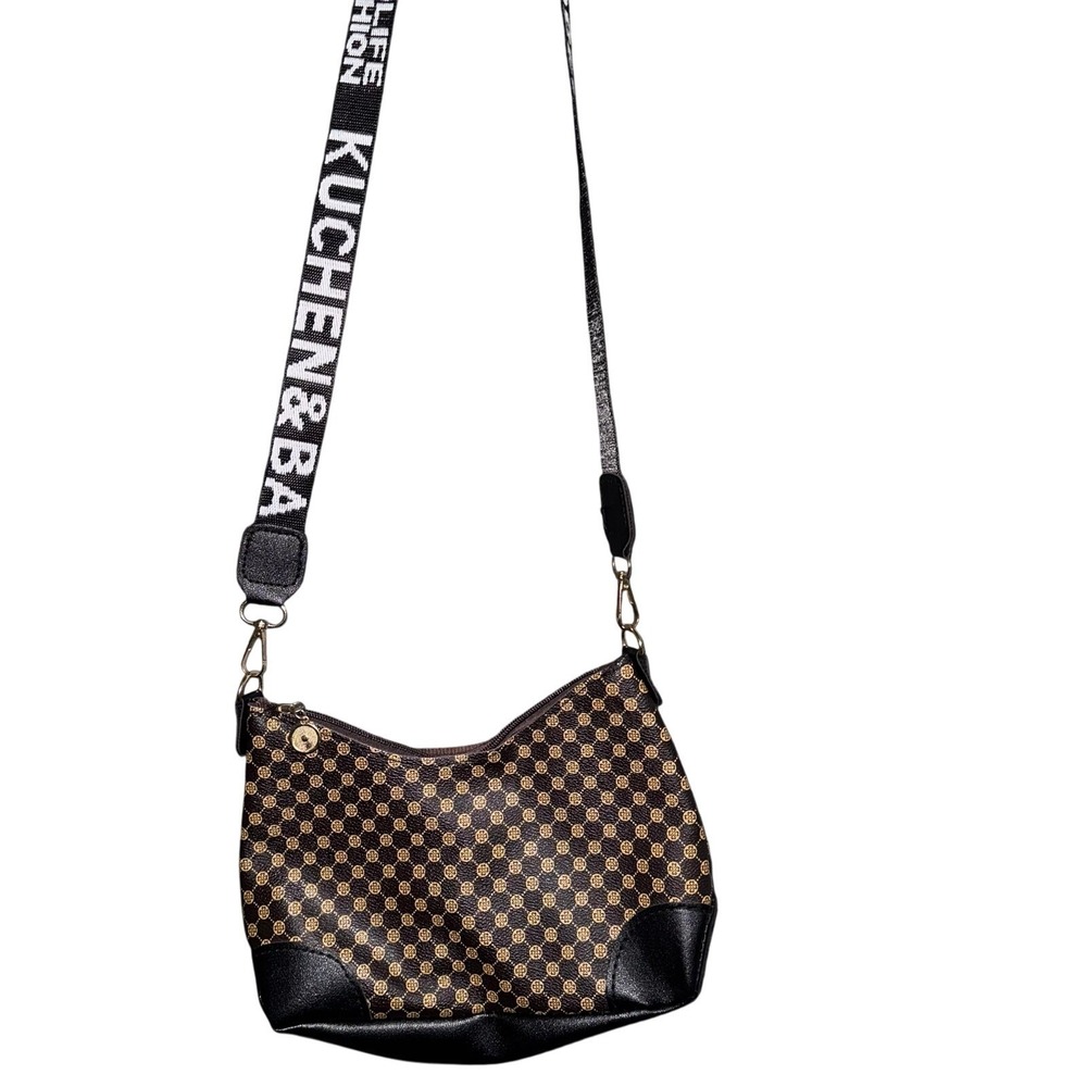 Women's Crossbody Bag Purse Geometric Pattern Shoulder Detachable Strap‎